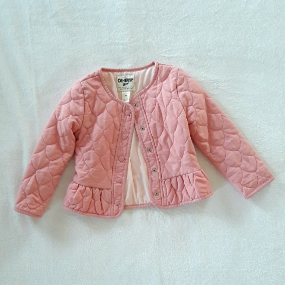 Osh Kosh Pink Quilted Jacket, 4T